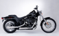 Preview: Sale: MILLER - Arizona - silber - 2-2 - SlipOn / Harley Softail Night Train / EG-BE