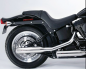 Preview: Sale: MILLER - Arizona - silber - 2-2 - SlipOn / Harley Softail Night Train / EG-BE