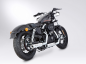 Preview: MILLER - Silverado II - SlipOn / silber / Harley Sportster XL 883 + XL 1200 / 2014 - 2016 / EG-BE