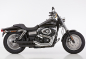 Preview: FALCON Double Groove SlipOn / black / HD Dyna Fat Bob / 2008- / EG-BE