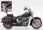 Preview: EURO 3: Falcon Double Groove - Slip On / black / HD Softail Heritage Classic / ab 2007 / EG-BE