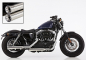 Preview: Vorführer: Falcon Double Groove / HD Sportster XL 883/1200 / Slip On / poliert / 06-13 / EG-BE