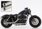 Preview: EURO 3: FALCON Double Groove / HD Sportster XL 883/1200 / SlipOn / poliert / ab 2014 / EG-BE