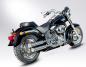 Preview: MILLER - Independence - silber - 2-2 - silber - SlipOn / EURO4 / Harley Fat Boy / 107/114 CUI / ABE