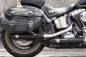 Preview: SALE: PENZL Retro Line - Auspuffset verstellb. / schwarz / Harley Softail Deluxe / ohne CVO / 07-16 /ABE