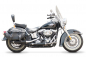 Preview: SALE: PENZL Retro Line - Auspuffset verstellb. / schwarz / Harley Softail Deluxe / ohne CVO / 07-16 /ABE