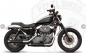 Preview: PENZL - Retro Line Auspuffset verstellbar / black / Harley Sportster / bis 2003 /ABE