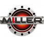 Preview: SALE: MILLER - Silverado II - SlipOn - silber - Harley Sportster XL 883 / 1200 / 2014 - 2016 / EG-BE