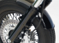 Preview: BR Frontfender univers. + Suzuki VL / C 800 Intruder - "Steel raw" Roadkiller "fat shorty" kurz / mit Halterung / gebördelt