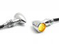 Preview: Micro Bullet - LED Blinker / chrom - vorn + hinten / 1 Paar / E-Zeichen