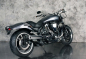 Preview: Eagle Iron SlipOn-Auspuff / "Slash Cut" / schwarz matt / Yamaha Road Warrior XV 1700 / EG-BE