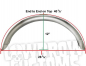 Preview: Bobber - Mitschwing - Heckfender - Stingray - ripped - 2 mm / 4 3/4" - 120 b / Stahlblech roh