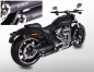 Preview: BLACK SALE: MILLER 2-2 - Independence / schwarz-matt / Harley Softail Standard / SlipOn / 107 CUI / EG-BE