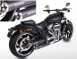 Preview: Black Sale: MILLER - Arizona - black - 2-2 - SlipOn / EURO 4 / Harley Softail Breakout - 2017 - / EG-BE