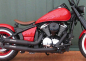 Preview: Black SALE: MILLER 2-2 - Mustang - Komplett - Anlage - schwarz-matt / Kawasaki VN 900 / KAT / EG-BE