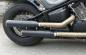 Preview: MILLER - Arizona - schwarz - 2-2 - SlipOn / schwarz / Harley Softail Custom / EG-BE