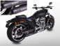 Preview: MILLER - Destiny - black - 2-2 - SlipOn - Euro 5 / HD Softail - Low Rider S / 114 - 117 cui CUI / EG-BE