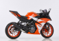 Preview: Protech - Kennzeichenhalter - inkl. Reflektor + LED-Leuchte / X-shape / black / KTM RC 390 / ab 2017