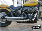 Preview: BSL Top Chopp Slant Outline Auspuff / Headpipes 70mm VA Outline / Softail / Euro 4 / TÜV