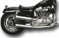 Preview: FALCON 2 in 2 Double Groove  / Komplettanlg. / silber feinpoliert / HD Sportster XL / 1986 - 2003 / EG-BE