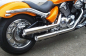 Preview: Sale: MILLER - Cubana - Komplettanlage - mit KAT - silber / Suzuki C / VLR 1800 R + RT / EG-BE