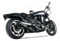 Preview: Eagle Iron SlipOn-Auspuff / "Straight Cut" / silber poliert / YAMAHA XV 1700 Road Warrior / EG-BE