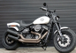 Preview: PENZL - V2-Speed Auspuff / elek. verstellb. / black ceramic / Harley Softail Fat Bob / ab 2018 / EG-BE