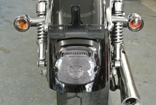 BR - White-CUSTOM Blinker / White - Klar / 1 Paar / HD Road King + Classic / E-Zeichen