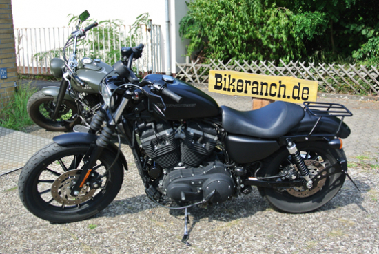 seitl. BR-Kennzeichenh. Kompl.-Set / black / HARLEY SPORTY / ab 2004