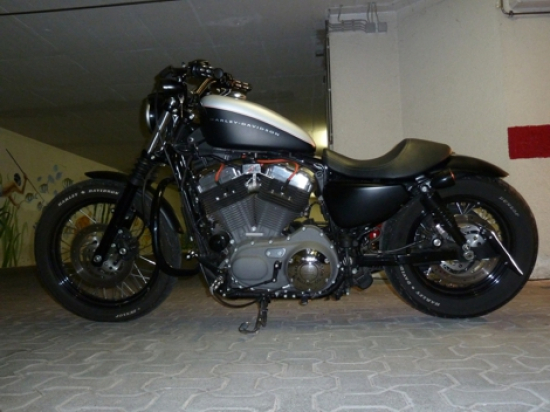 HECKFENDER Stiletto Smooth /190 mm / Cut Out / HD Sportster 04-18 / Tüv