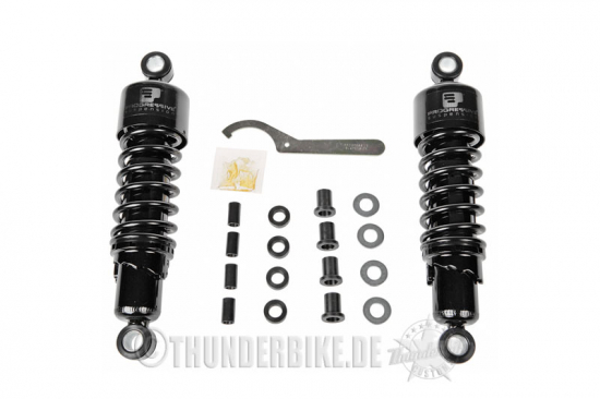 Progressive Suspension 412 Stoßdämpfer / kurz / 290 mm / 11,5" / chrom / HD SPORTSTER / ab 2004 / 1 Paar / TÜV