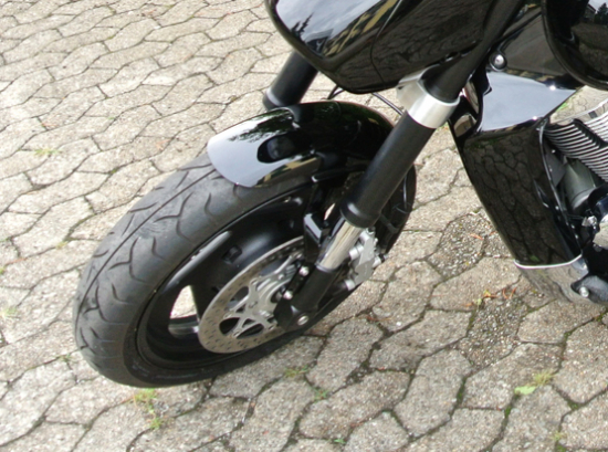 BR - FRONTFENDER / Stahl roh / Roadkiller / SUZUKI M 1800