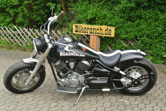 SALE: Monocok Heckfender + Sitz Hardrace / 260 / GFK / SUZUKI VL / C 1500 Intruder / TÜV