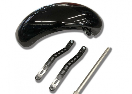 Bobber - Heckfender - Schutzblech - Set / schwarz glanz / YAMAHA XVS 1100 Cus + Clas / Tüv