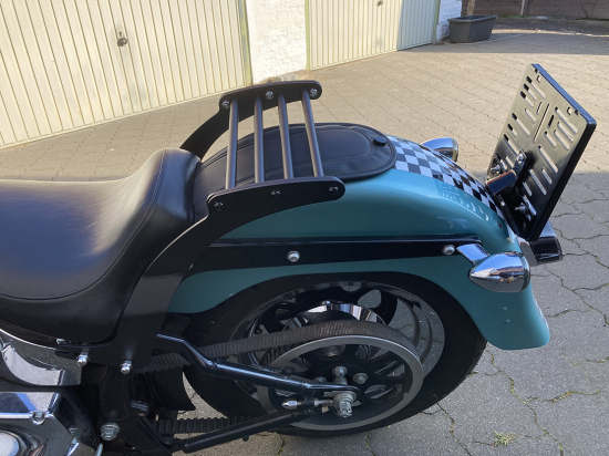 BR - Custom - Classic - Gepäckträger / Harley - nur Breakout - FatBoy - Rocker / Original + Custom - Heck / 08 - 17 // 200 / 240er