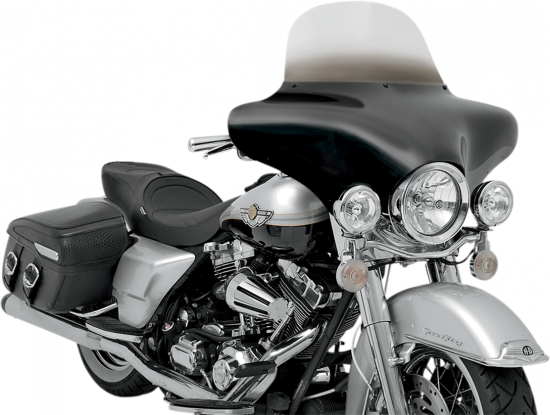 Neu: BATWING - Windshield  - Frontverkleidung / Harley Softail + RoadKing - inkl. Halter / 1994 - 2022 / ABE