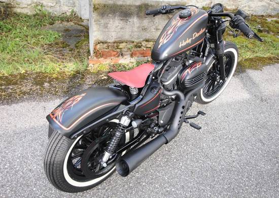 CW - HD-Heckfender - Sportster - "Original-Style" / ABS - schwarz - lackierfähig / HARLEY Sportster / ab 2004 / Tüv