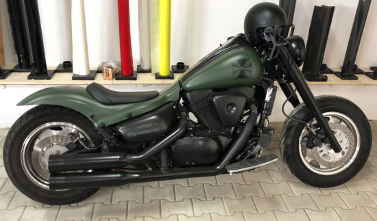 TB Einzelsitz "Hardrace" / schwarz / SUZUKI VL / C 1500 Intruder