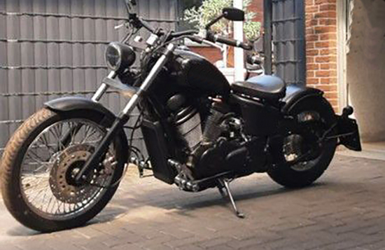 FALCON vorverlg. Fußrasten-Anlage / 10 cm / Honda VT 600 Shadow / Tüv