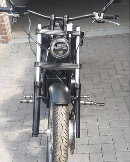 FALCON vorverlg. Fußrasten-Anlage / 10 cm / Honda VT 600 Shadow / Tüv