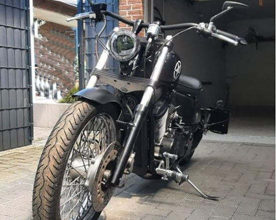 FALCON vorverlg. Fußrasten-Anlage / 10 cm / Honda VT 600 Shadow / Tüv