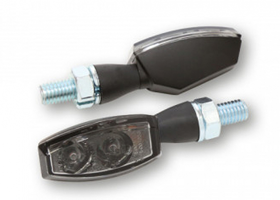 LED - Blinker - Blaze / schwarz / vorn oder hinten / 2 Stck / Paar / E-geprüft