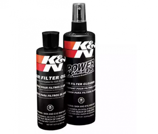 K&N Luftfilter Öl & Reiniger-Set - mit Squeeze Flasche