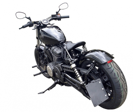 MB Bobber - Schwingsattel + Rahmenplatten - Komplett - Set / mit Federn / black / YAMAHA XV 950 Bolt / R / Racer