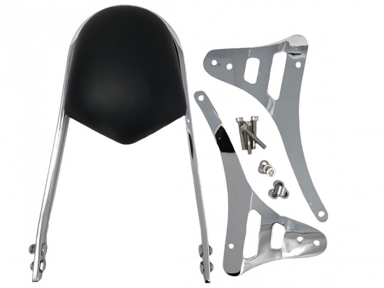 HH Sissy Bar "Wide" - chrom - YAMAHA XVS 1100 Classic / inkl. aller Halterungen