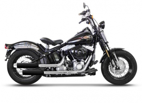 MILLER - Montana - black - 2-2 SlipOn / Harley Softail Blackline / EG-BE