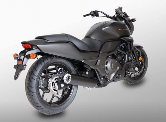 Black Sale: MILLER - Mulsanne X - 2-2 - black / Honda CTX 700 N / A / SlipOn / KAT / EG-BE