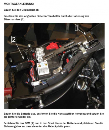 Schwingsattel - Montage - Kit Fellow L / Harley Softail / ausser Rocker & Breakout / 00 - 17