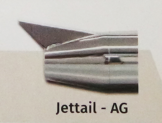 Penzl NEO-Classic Endkappe - Set / Jettail / 80 mm / chrom / bei Penzl-Auspuff-Kauf