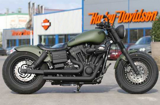 TB - HECKFENDER - Steel - 18"/ 200er + Rücklicht - Harley Dyna 06 - 17 / Tüv